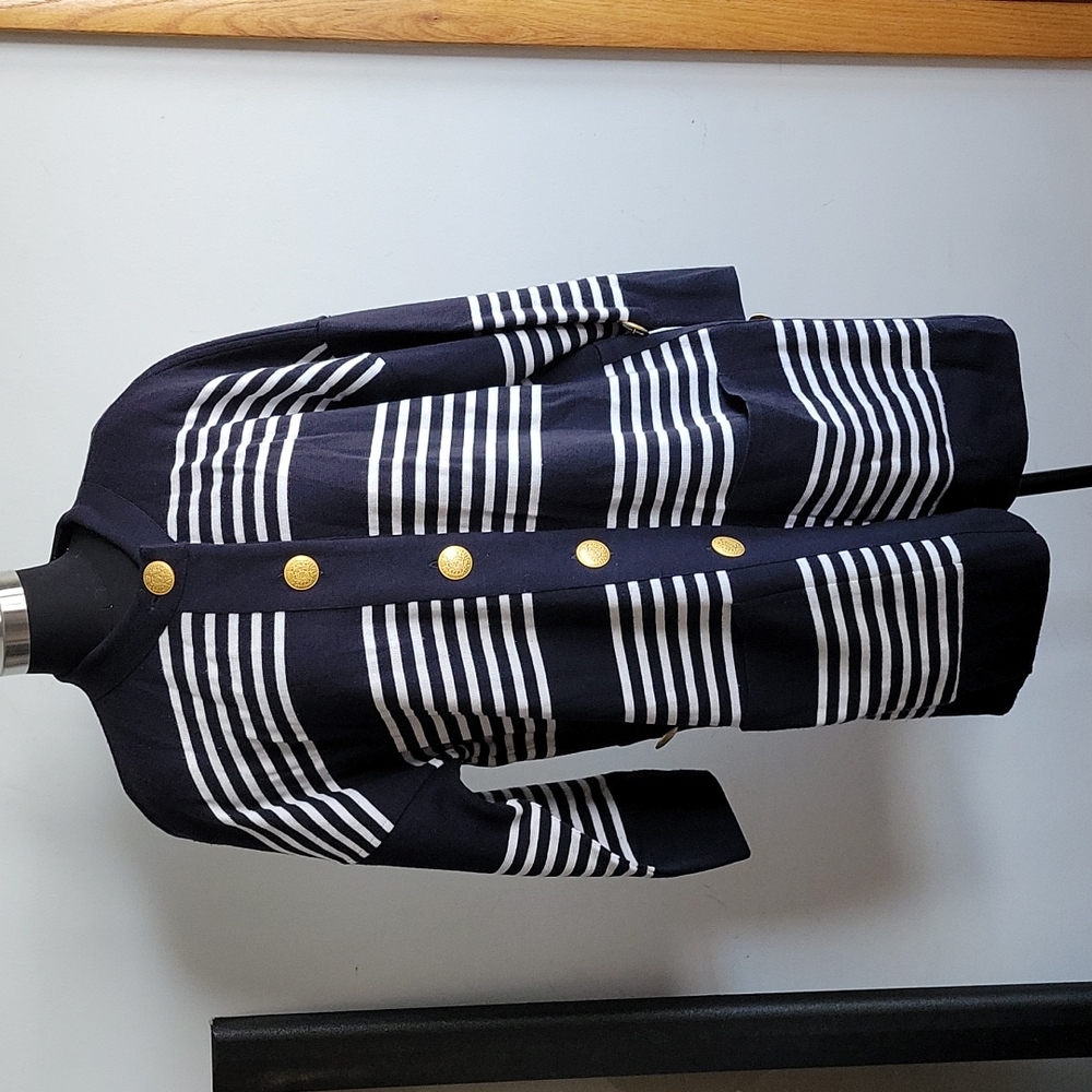 Vintage Bode Nautical Knit Cardigan Sweater